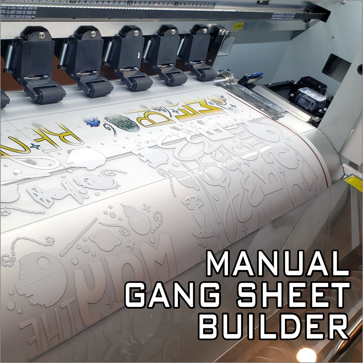Manual DTF Gang Sheet Printing