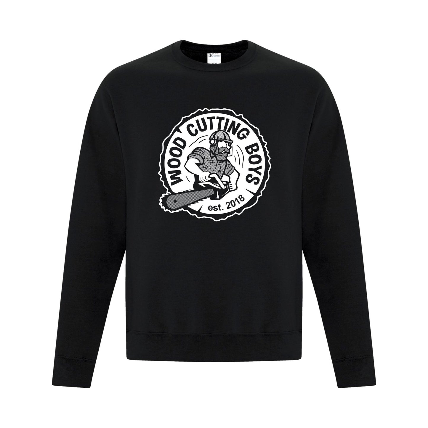 Wood Cutting Boys Crew Neck Fleece