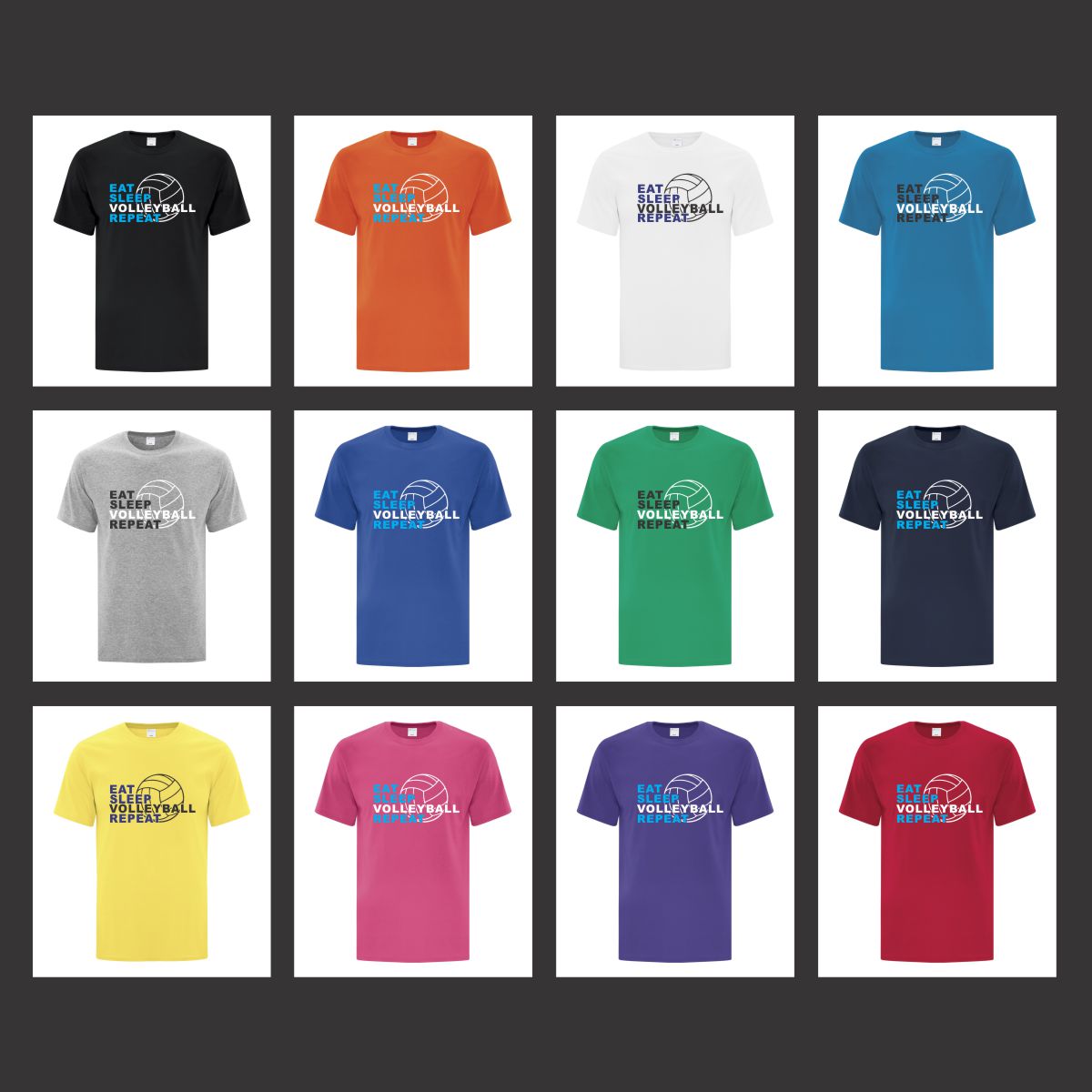 Eat, Sleep, Volleyball T-Shirt (Adult)