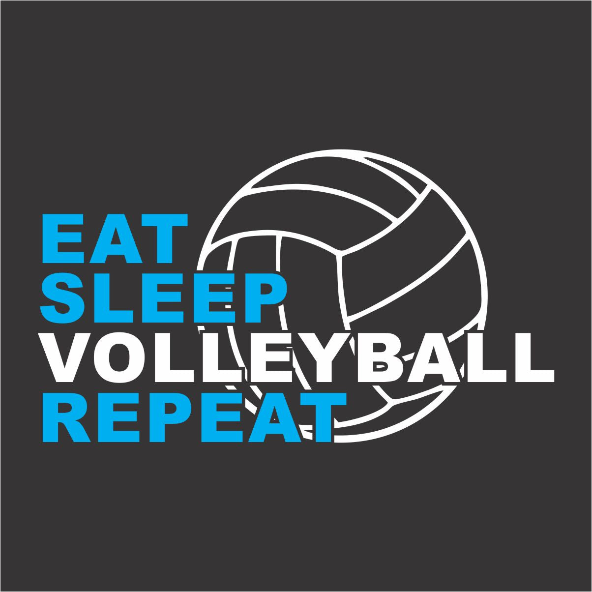 Eat, Sleep, Volleyball T-Shirt (Adult)